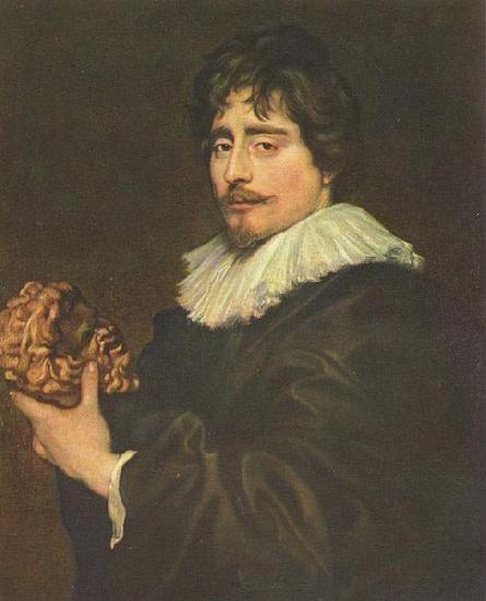 Anthony Van Dyck Portrat des Bildhauers Francois Duquesnoy oil painting image